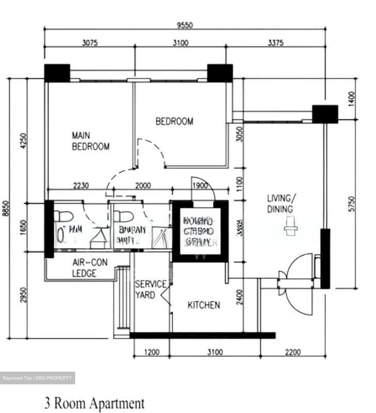 Blk 95C City Vue @henderson (Bukit Merah), HDB 3 Rooms #595596241